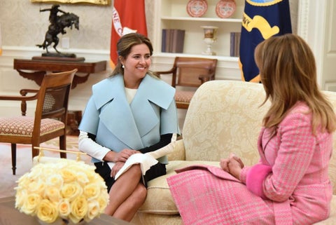 María Juliana Ruiz y Melania Trump