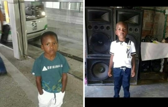 Marlon Cuesta, niño desaparecido en Medellín. Foto publicada con autorización de los familiares.