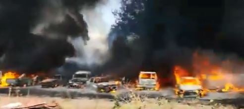 Carros quemados ecuador quito