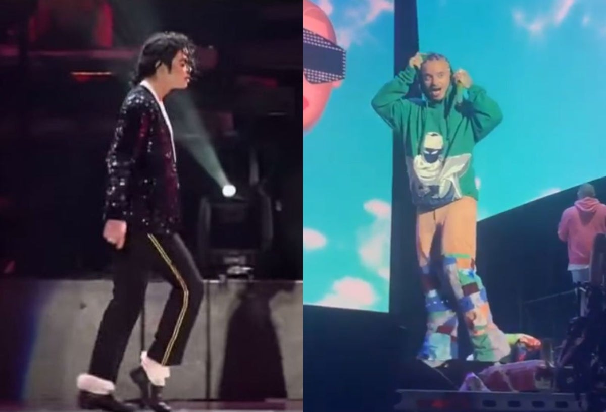 Michae Jackson y J Blavin... el paso lunar
