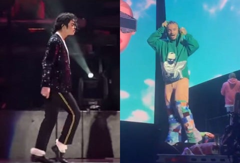 Michae Jackson y J Blavin... el paso lunar
