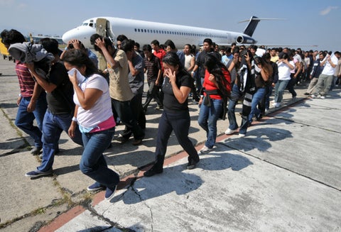 Migrantes en Guatemala