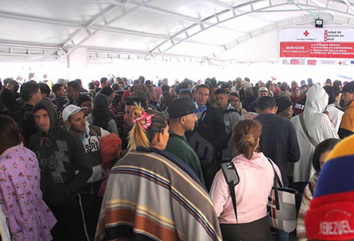 Migrantes venezolanos.