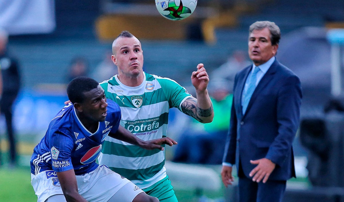 Jorge Luis Pinto, Millonarios vs La Equidad, Liga Águila