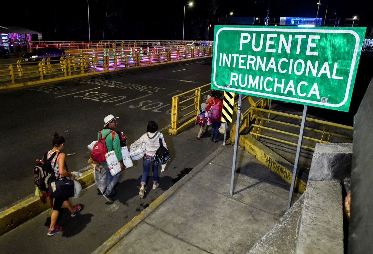 internacional de Rumichaca, frontera con Ecuador