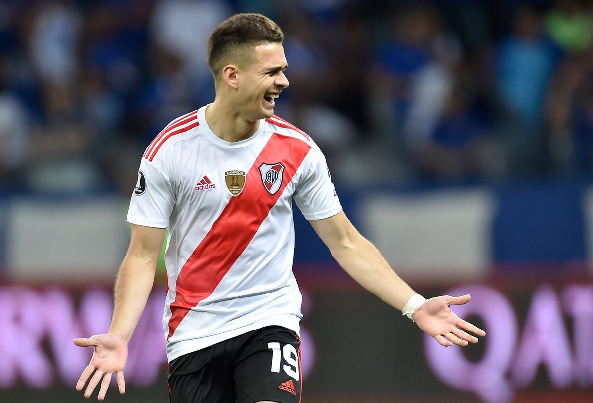 Rafael Santos Borré, delantero del River Plate