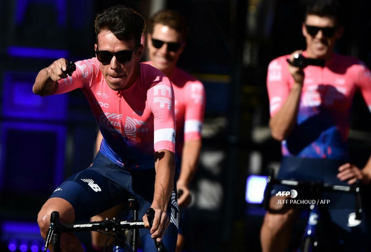 Rigoberto Urán, ciclista colombiano del Education First