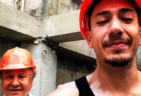 Rodolfo José Hernández y su padre, el alcalde de Bucaramanga