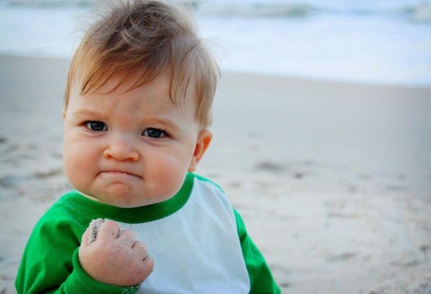 Sammy Grinder, el bebé del meme del 'niño exitoso'