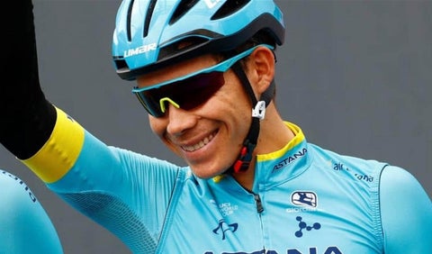 'Supermán' López, ciclista colombiano del Astana