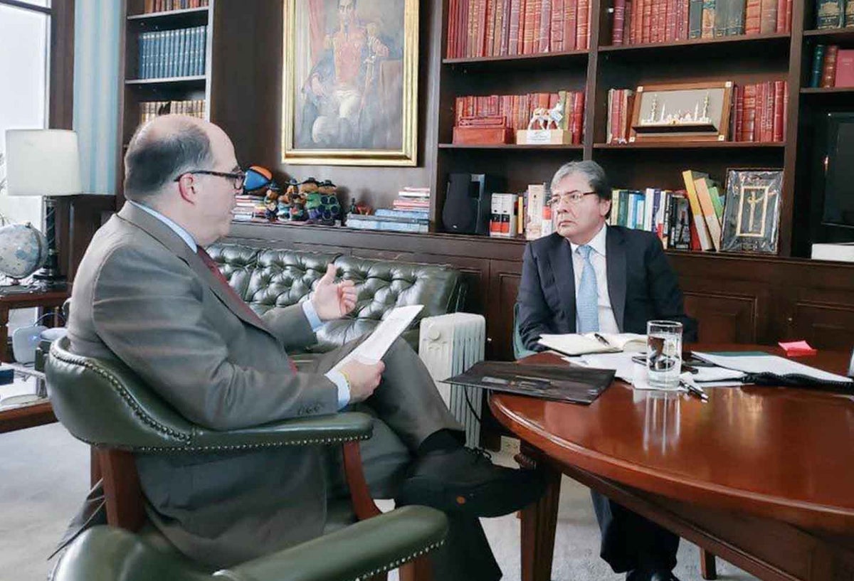 Julio Borges y Carlos Holmes Trujillo.