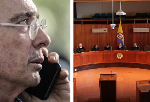 Álvaro Uribe y la Corte Suprema de Justicia