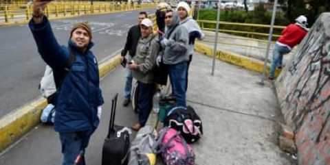 Venezolanos migrantes