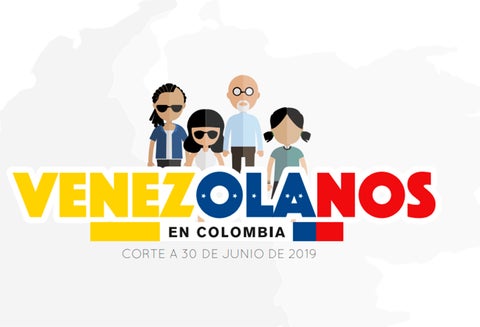 Foto del informe de Migración Colombia sobre venezolanos en el país