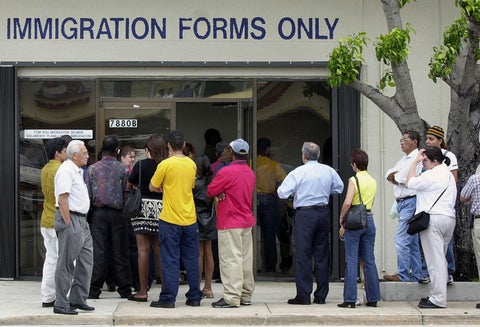 Aspirantes a visa americana