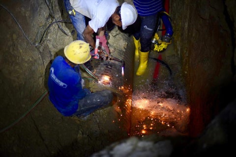 Trabajo Fuga de Agua Soledad Barranquilla