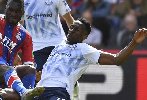 Yerry Mina, defensor colombiano.