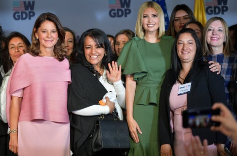 Ivanka Trump durante el lanzamiento del programa para mujeres emprendedoras.