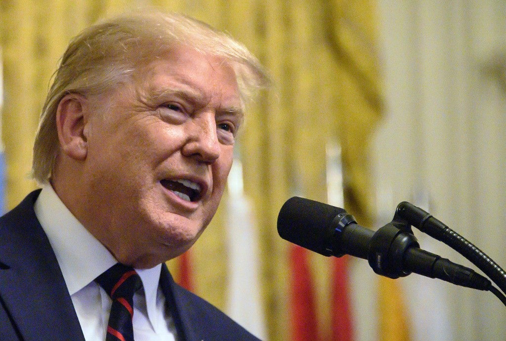 Donald Trump, presidente de EE. UU.