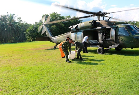 Fuerzas Militares en acción en Cartagena del Chairá (Caquetá)