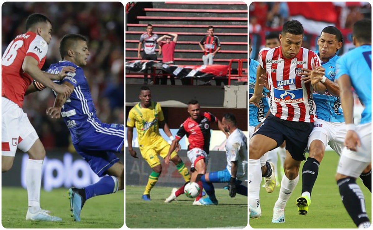 Santa Fe vs Millonarios, Cúcuta vs Bucaramanga y Junior vs Unión Magdalena