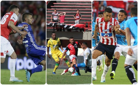 Santa Fe vs Millonarios, Cúcuta vs Bucaramanga y Junior vs Unión Magdalena