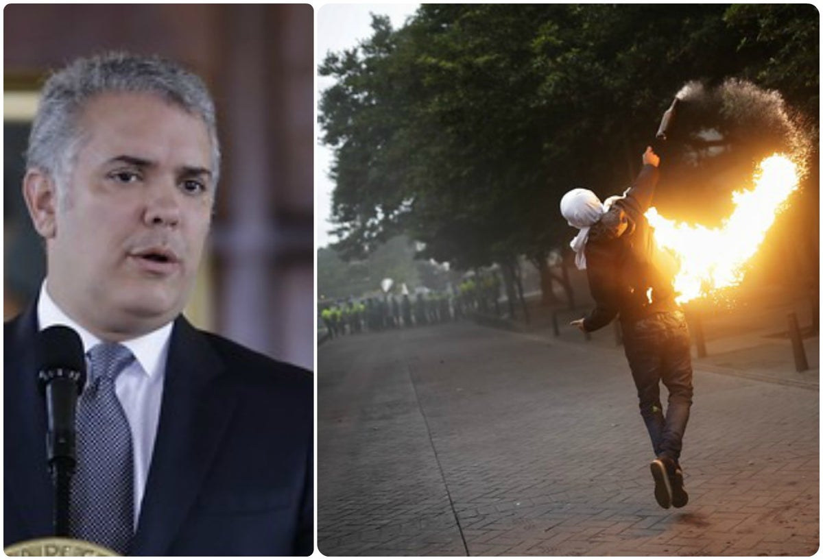 Protestas en Bogotá