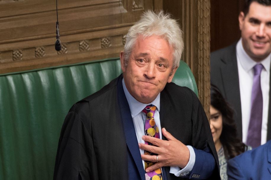 John Bercow, presidente de la Cámara de los Comunes