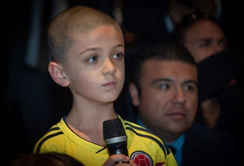 Bichop Mularz, el niño que le hizo la pregunta a Duque