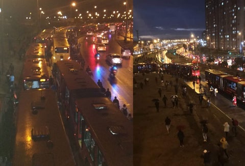 Bloqueos en Transmilenio