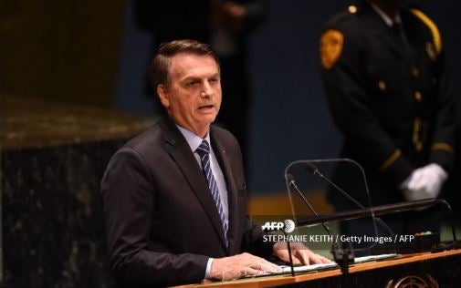 Jair Bolsonaro en Asamblea General de la ONU