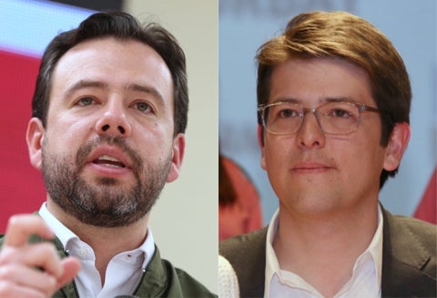 Carlos Fernando Galán y Miguel Uribe Turbay