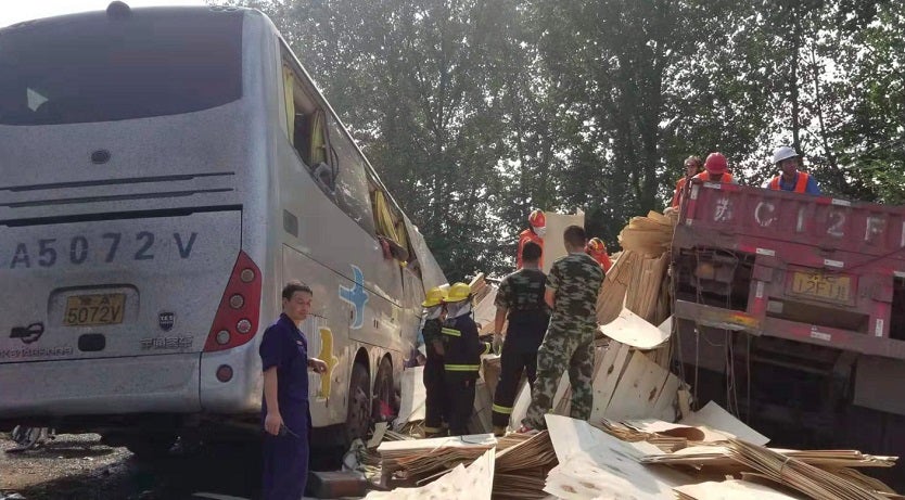 Accidente en China