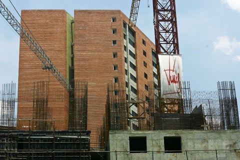 Construcción de viviendas en Caracas