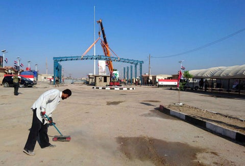 Paso fronterizo entre Siria e Irak