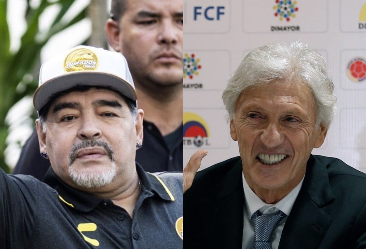Diego Maradona y José Pékerman