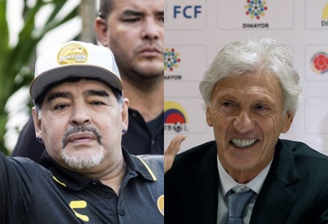 Diego Maradona y José Pékerman