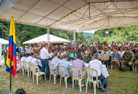 El presidente Iván Duque en Miravalle (Caquetá)