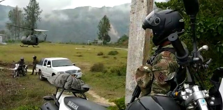 Ejército hace presencia en Toledo, Antioquia
