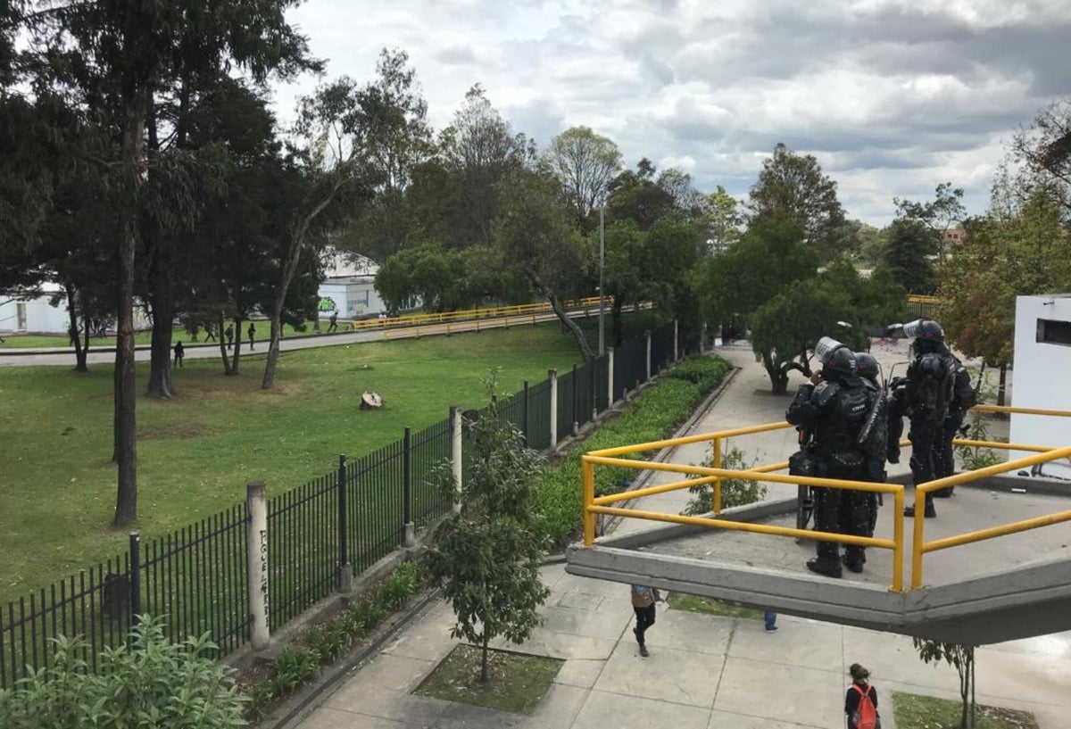 Enfrentamientos en la Universidad Nacional