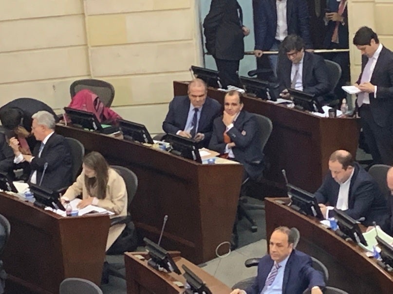 Óscar Iván Zuluaga, presente en debate de Odebrecht en el Senado