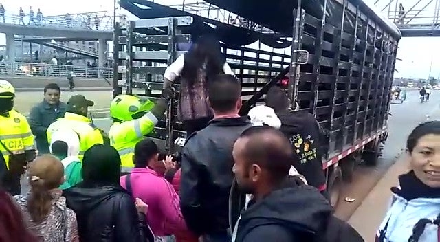 Paro de transportadores en Soacha y Bogotá