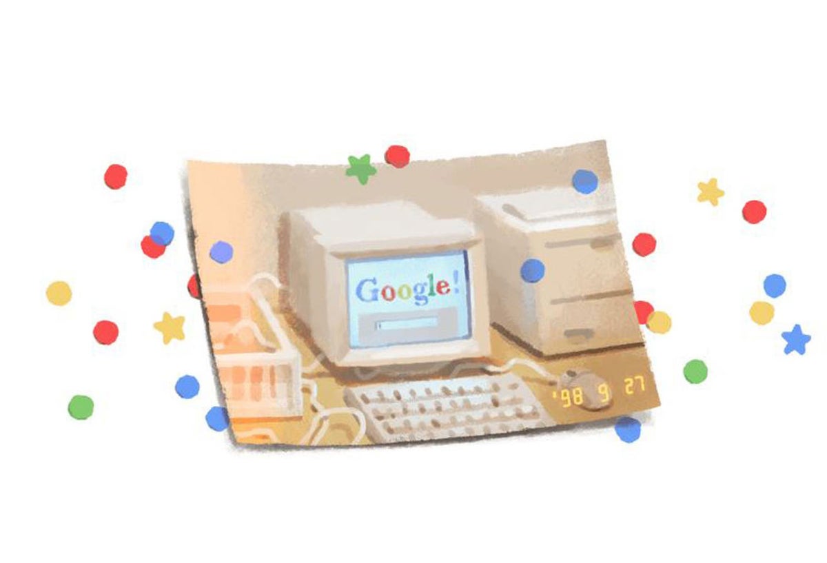 Doodle aniversario 21 de Google