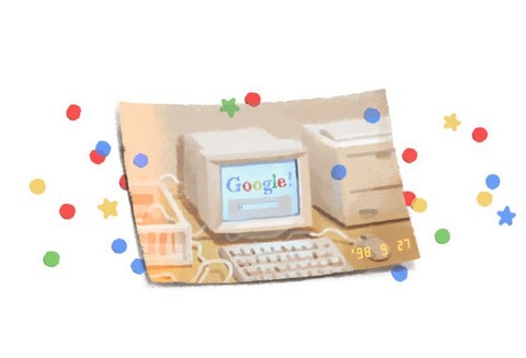 Doodle aniversario 21 de Google