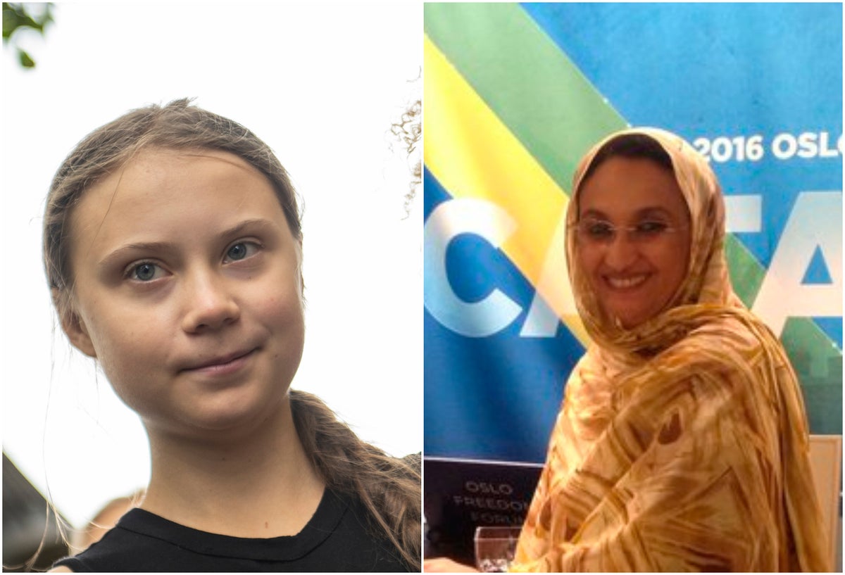 Greta Thunberg y Aminetu Haidar, ganadores del Premio Nobel Alternativo