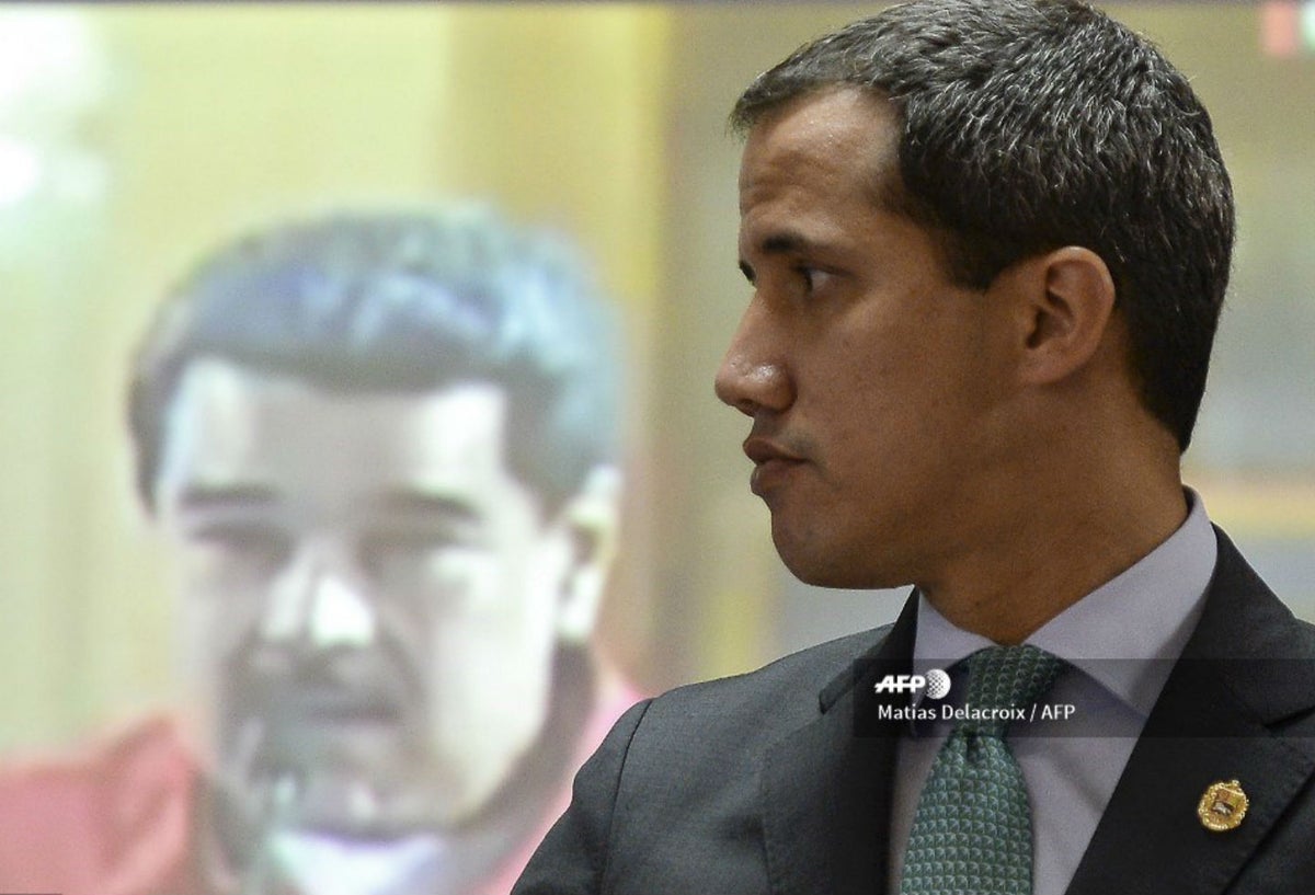 Juan Guaidó y Nicolás Maduro