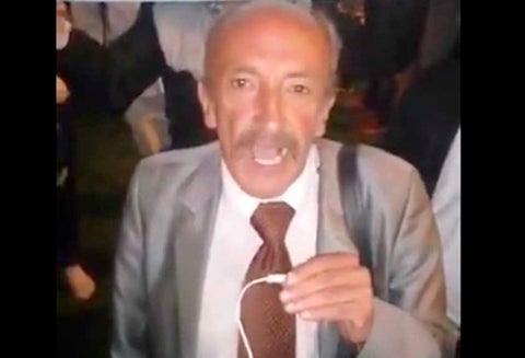 Hernando Chávez, representante de una organización de conductores de Colombia