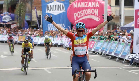 Óscar Sevilla, líder Clásico RCN - Etapa 2