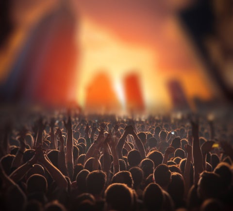 Personas en concierto - Eventos musicales