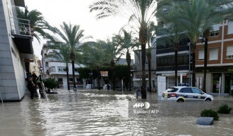 Más de 1.100 militares están desplegados en las provincias de Alicante y Murcia, las más afectadas por las inundaciones